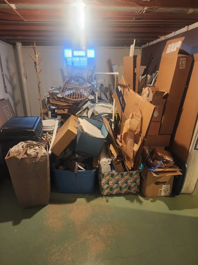 Roll-off dumpster container at job site for 20 Yard Dumpster Rental in Fowler